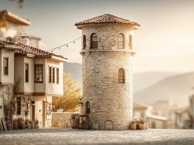 Pyrgion gözetleme kulesi · Birgi